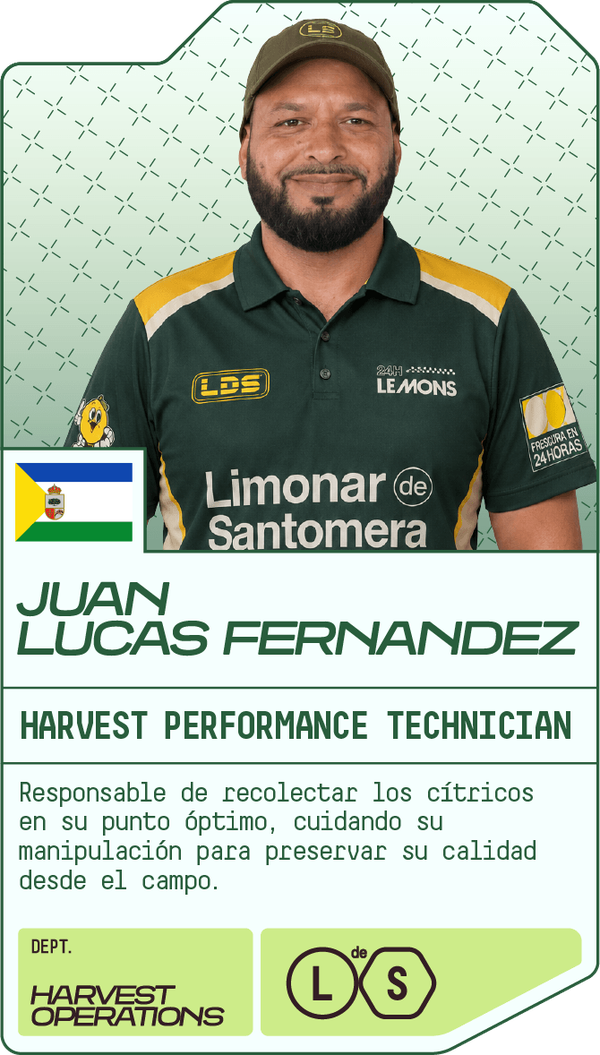 Juan Lucas Fernández — Harvest Performance Technician