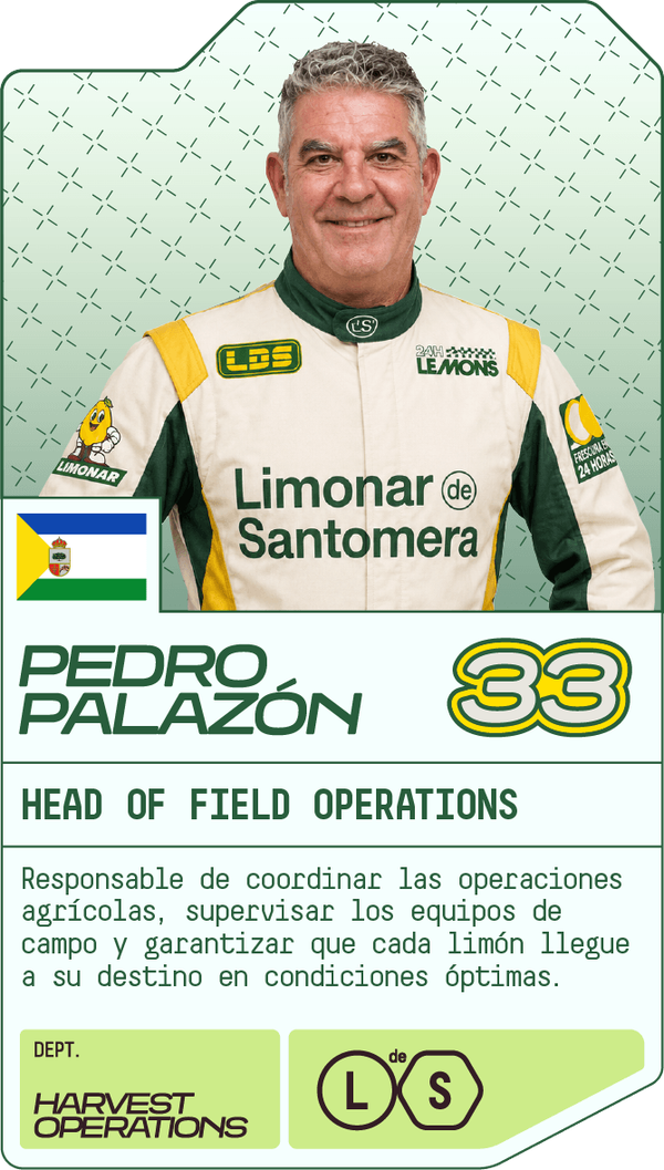 Pedro Palazón — Head of Field Operations